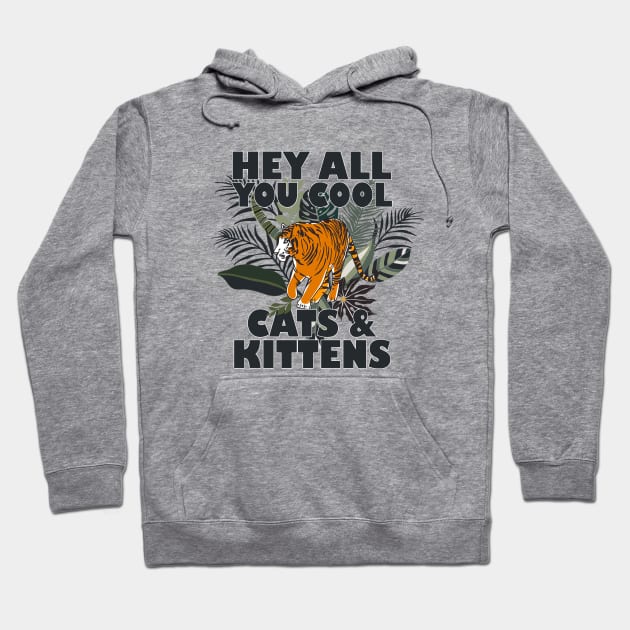 Cool Cats & Kittens Hoodie by Nirvanax Studio